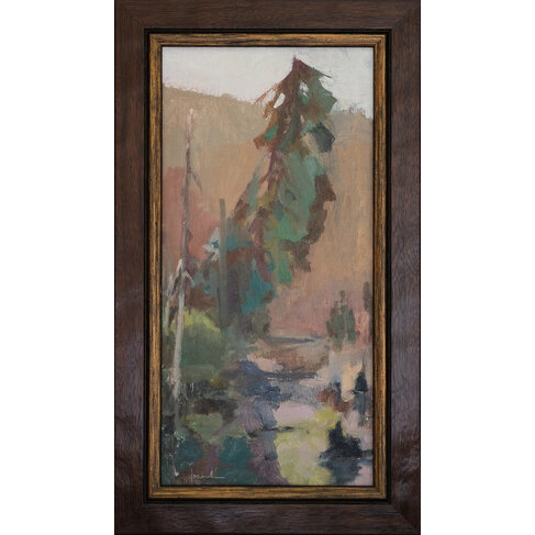 'Leaning Tree '  painting