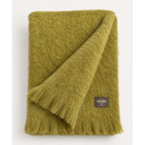 Mohair Throw  in Light Olive (coming soon)