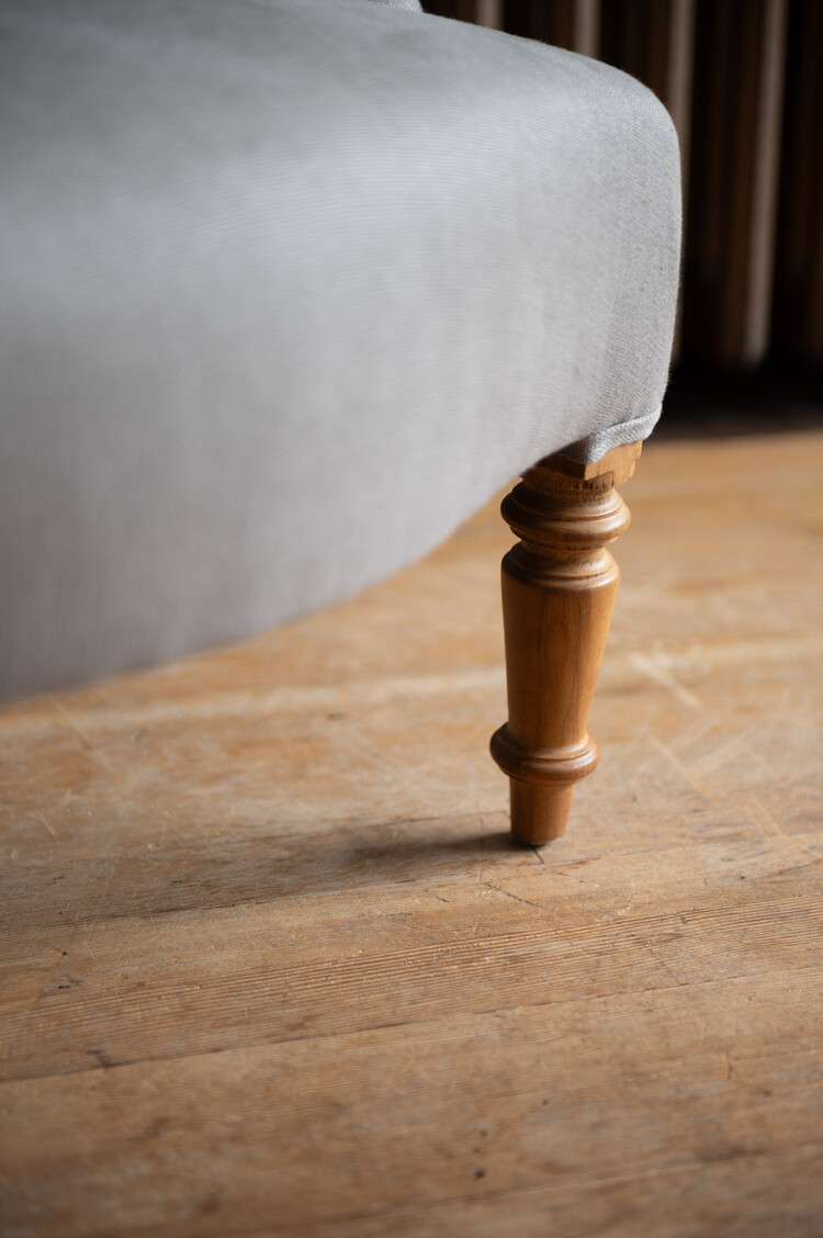 Antique French Slipper Chair