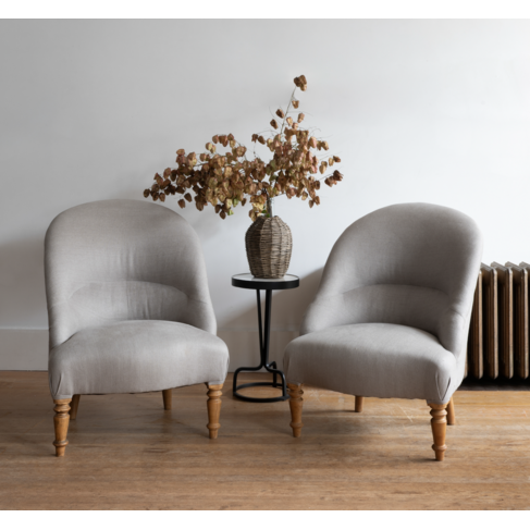 Antique French Slipper Chair