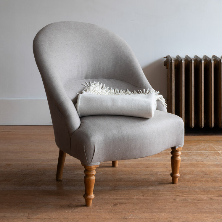 Antique French Slipper Chair