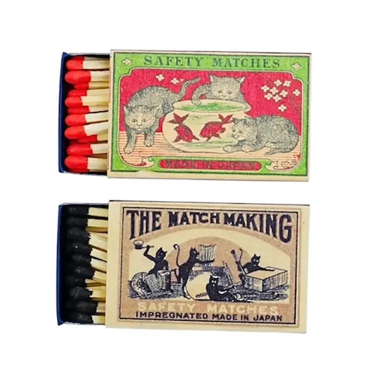 Assorted Retro Safety Matches