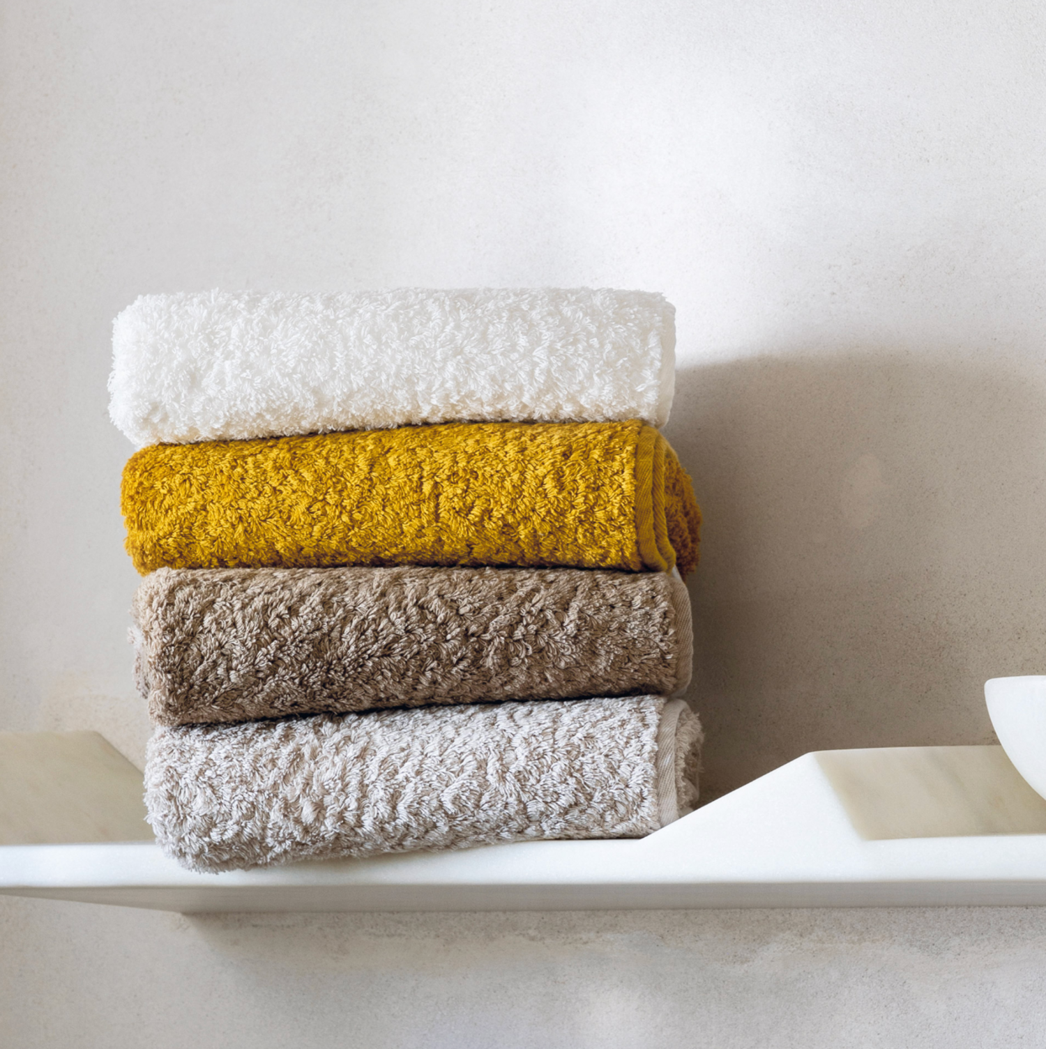 SOMABITO/ソマビト/COTTO TOWEL SOMATRIVAL Soma Egyptian Cotton Towel in Ochre - Gild & Co.