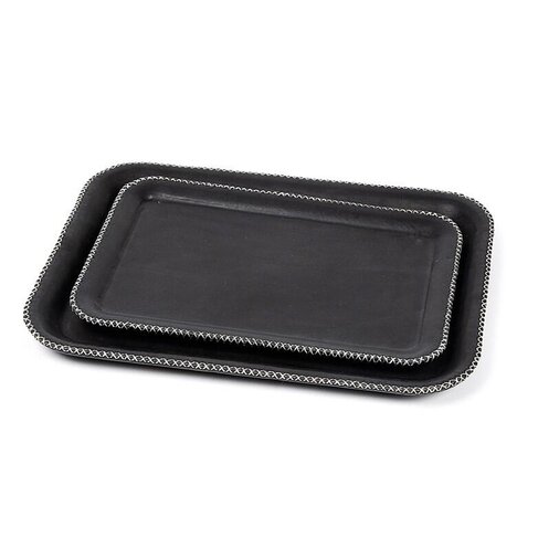 Rectangular Leather Tray