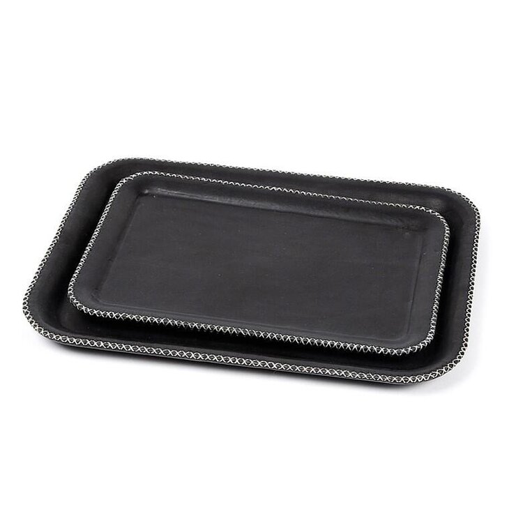 Rectangular Leather Tray