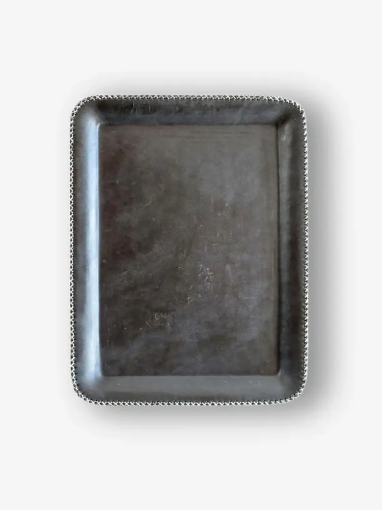 Rectangular Leather Tray