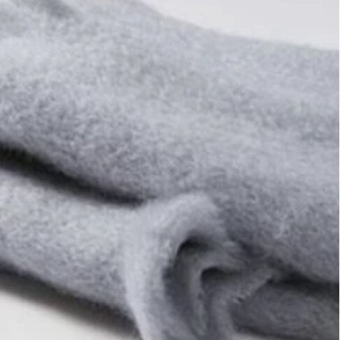 Mohair Throw in Ice Blue