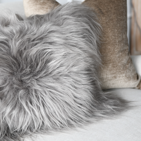 Icelandic Sheepskin Cushion16x16"