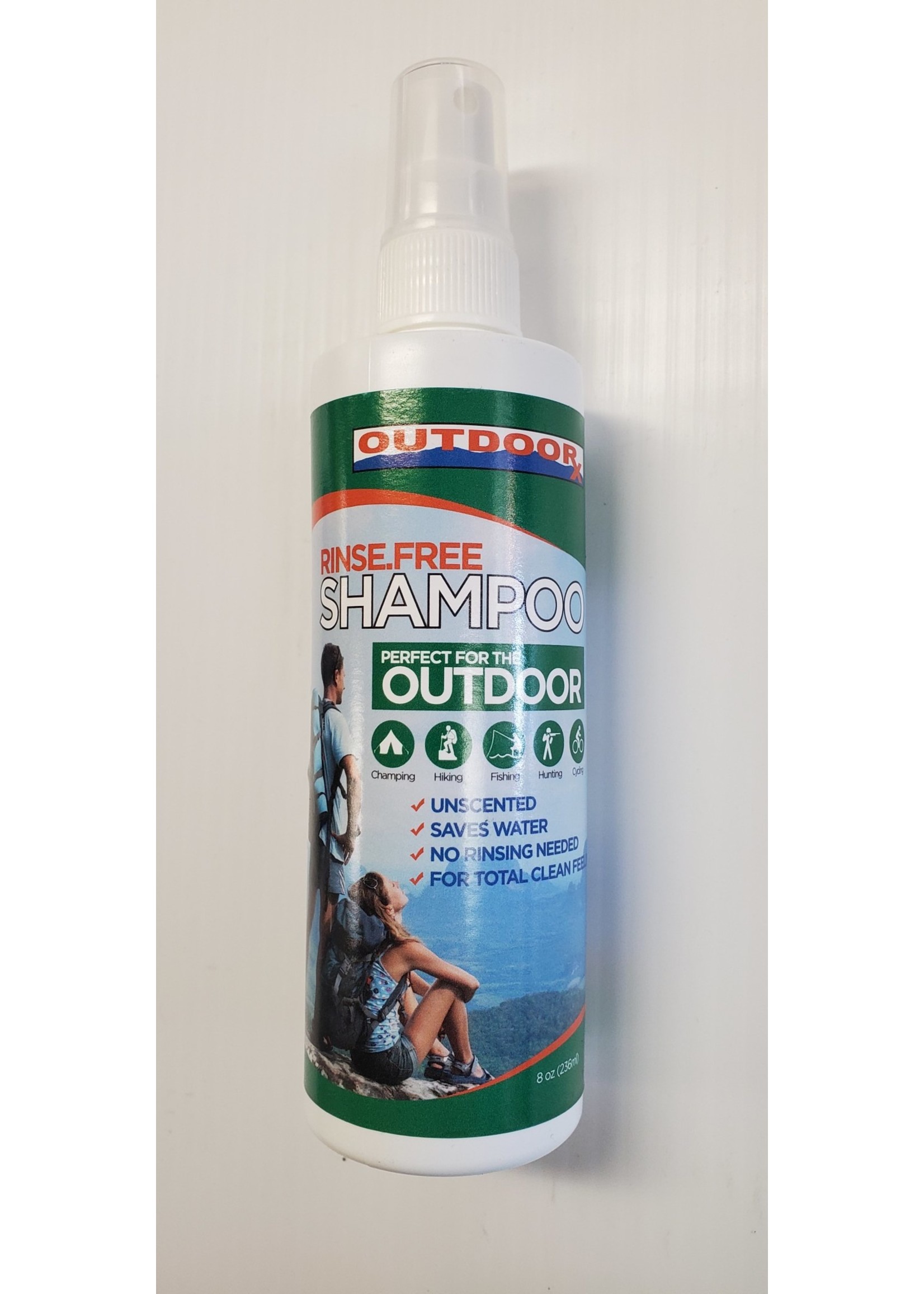 OutdoorX OutdoorX Rinse Free Shampoo 8oz