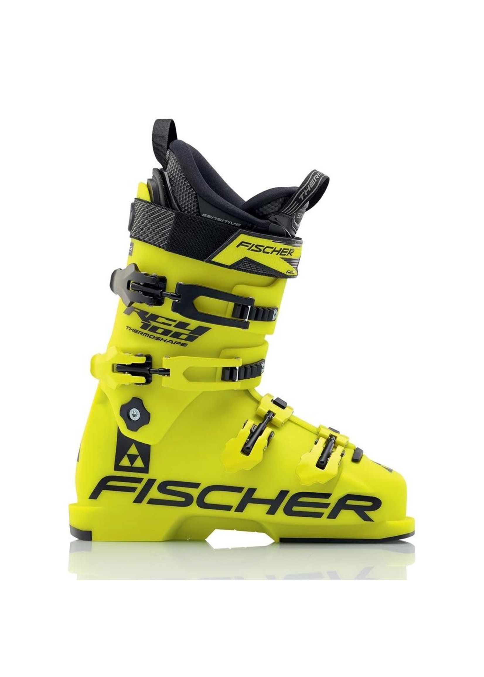 Fischer Fischer RC4 100 Thermoshape Yellow/Yellow 26.5 Ski Boots