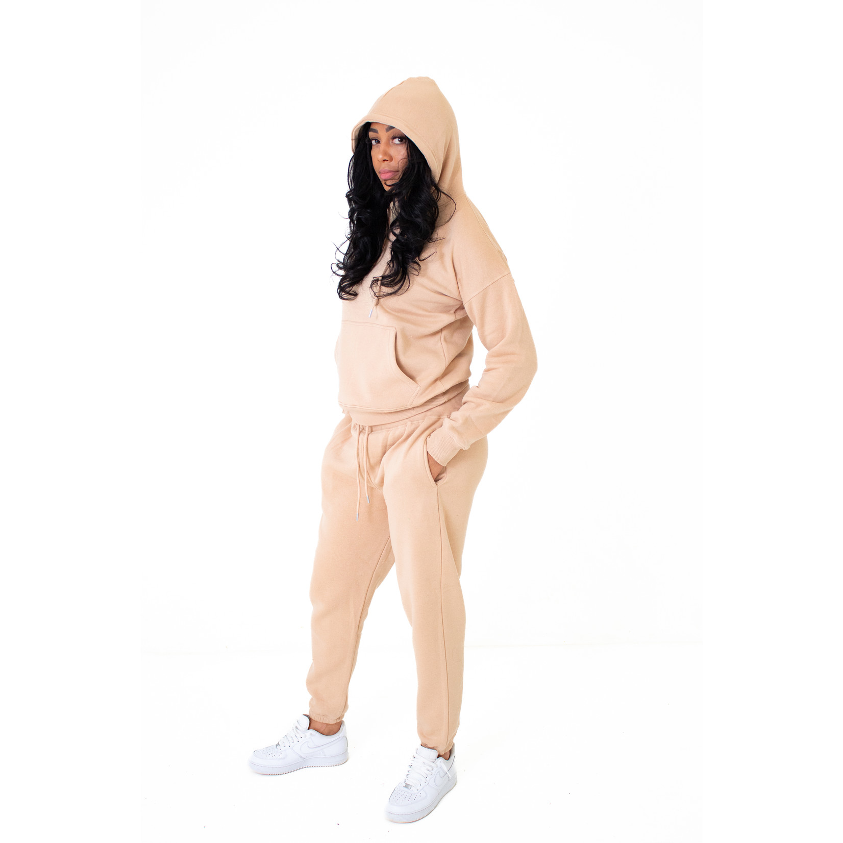 Stylewise Direct Oversized Hoodie Jogger Fleeced Co-ord