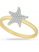 Shula NY 14k Starfish Ring with 38 diamonds