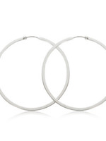 Carla Sterling Silver Extra Large Hoops 2"inch