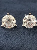 14kW 2ctw LabGrown Diamond Stud Earrings EF/SI