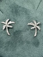 Shula NY 14kW .35ctw Palm Tree Earrings