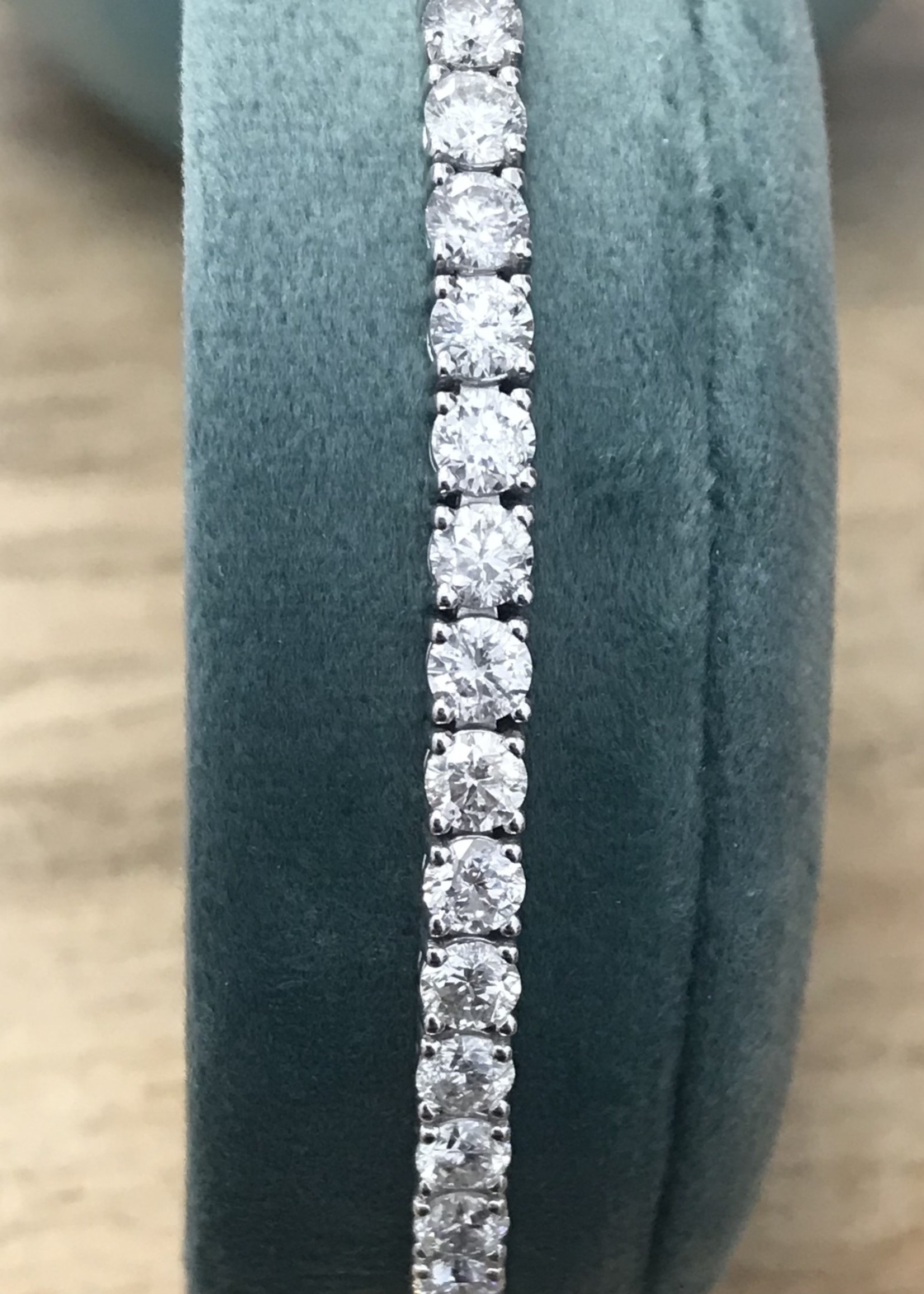 14kW 9ctw Tennis Bracelet Natural Diamonds GH/I1
