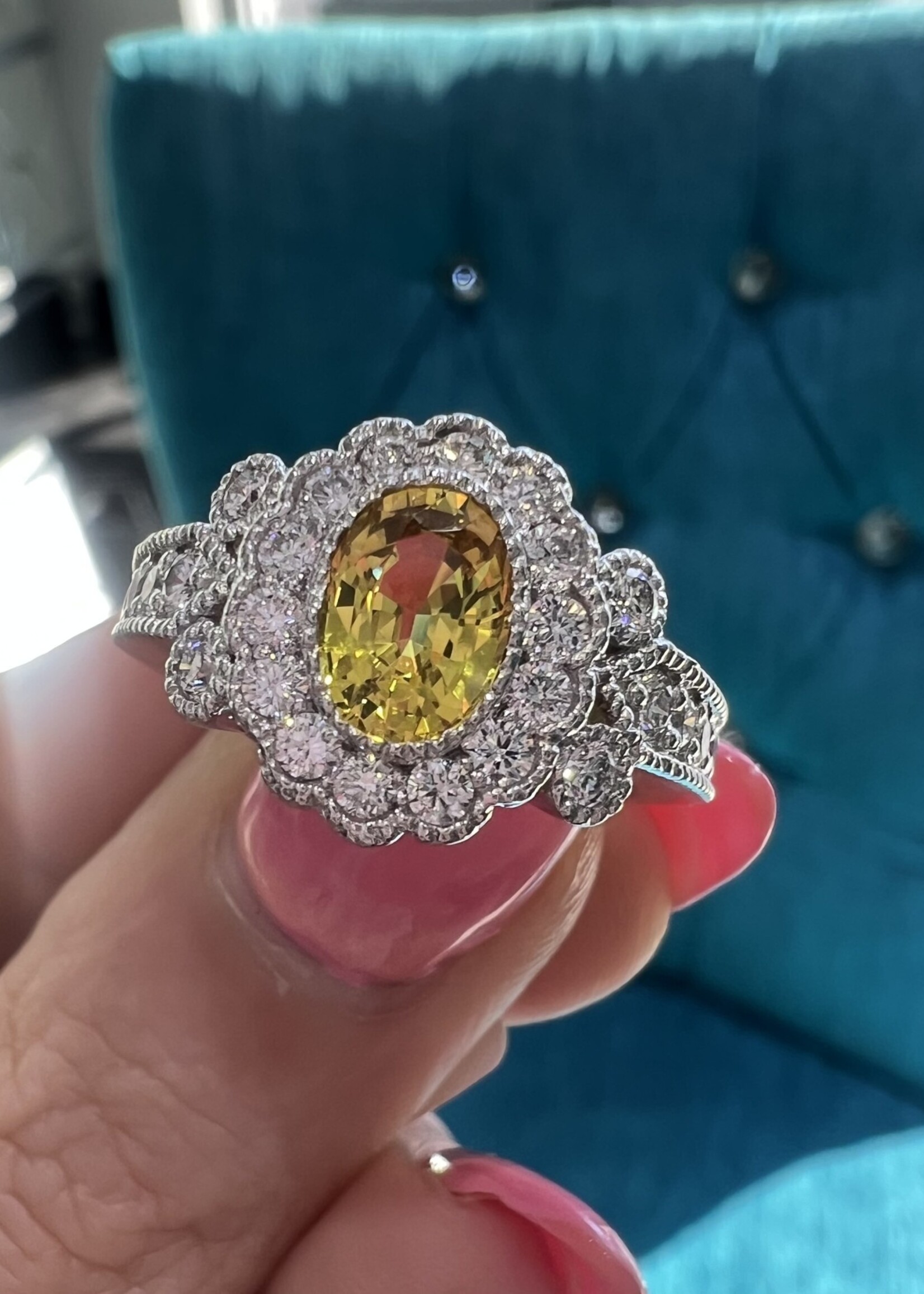 Top 86+ yellow sapphire engagement rings super hot