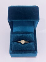 14kY .08ctw Pave' Diamond top ring, stackable!