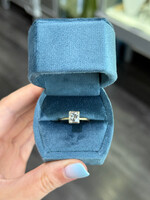 ASH 14kY 1.36ct Tycoon Cut Natural Diamond E/VS1 GIA