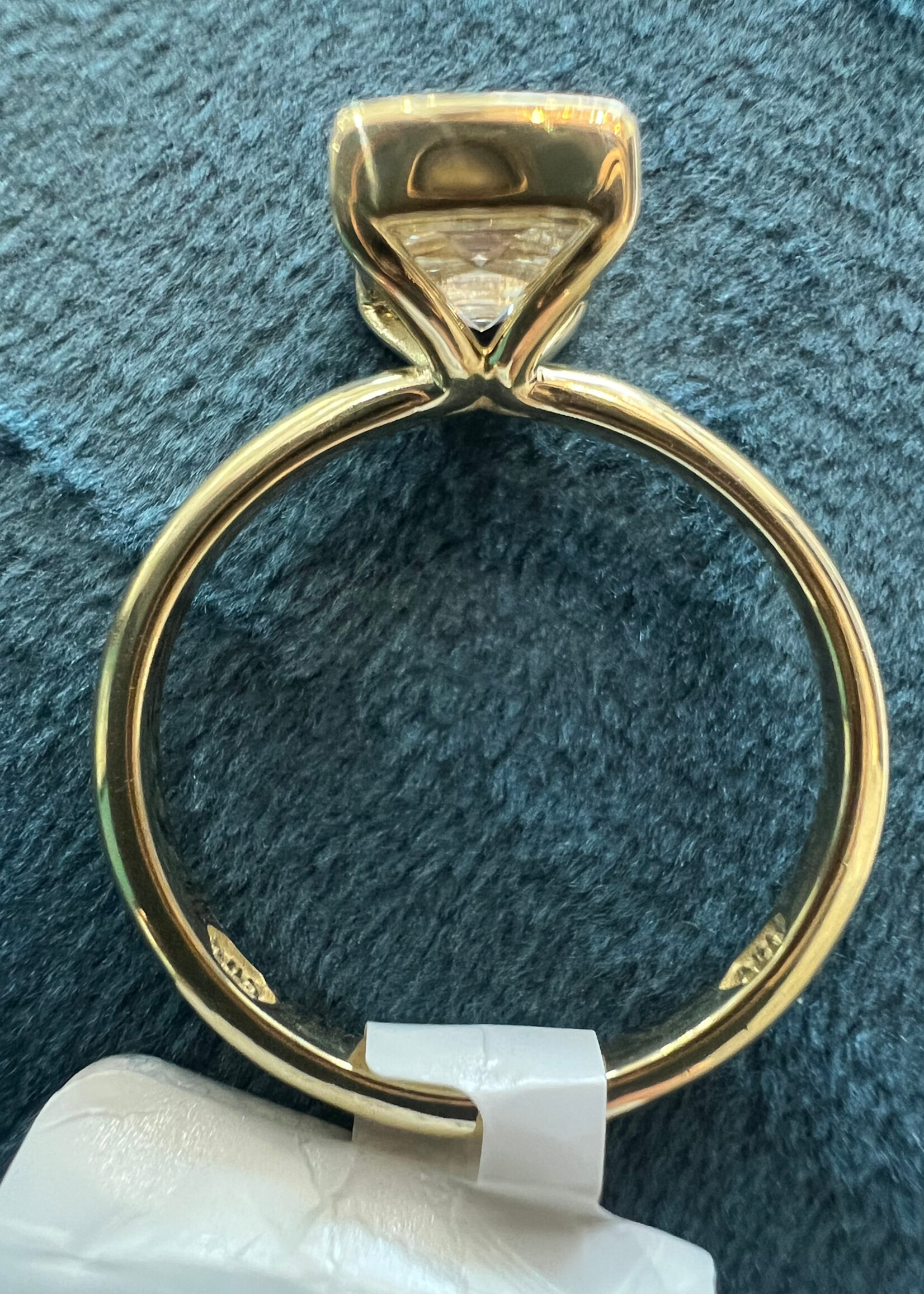 ASH 14kY 1.36ct Tycoon Cut Natural Diamond E/VS1 GIA
