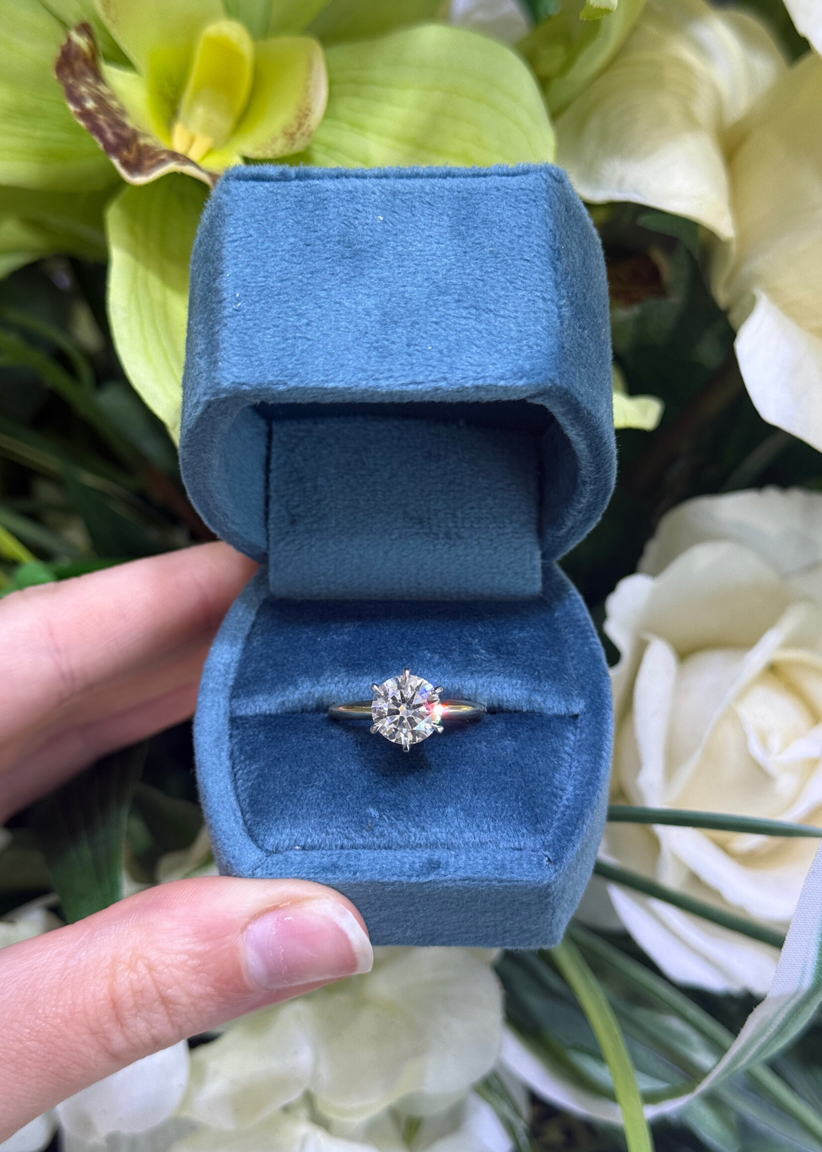 14kYellow Classic Engagement Ring 2.01 LabGrown Diamond D,VS1 LG474141403