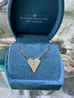 18kY .35ctw Pave' Diamond Necklace with Natural Diamonds by Afarin