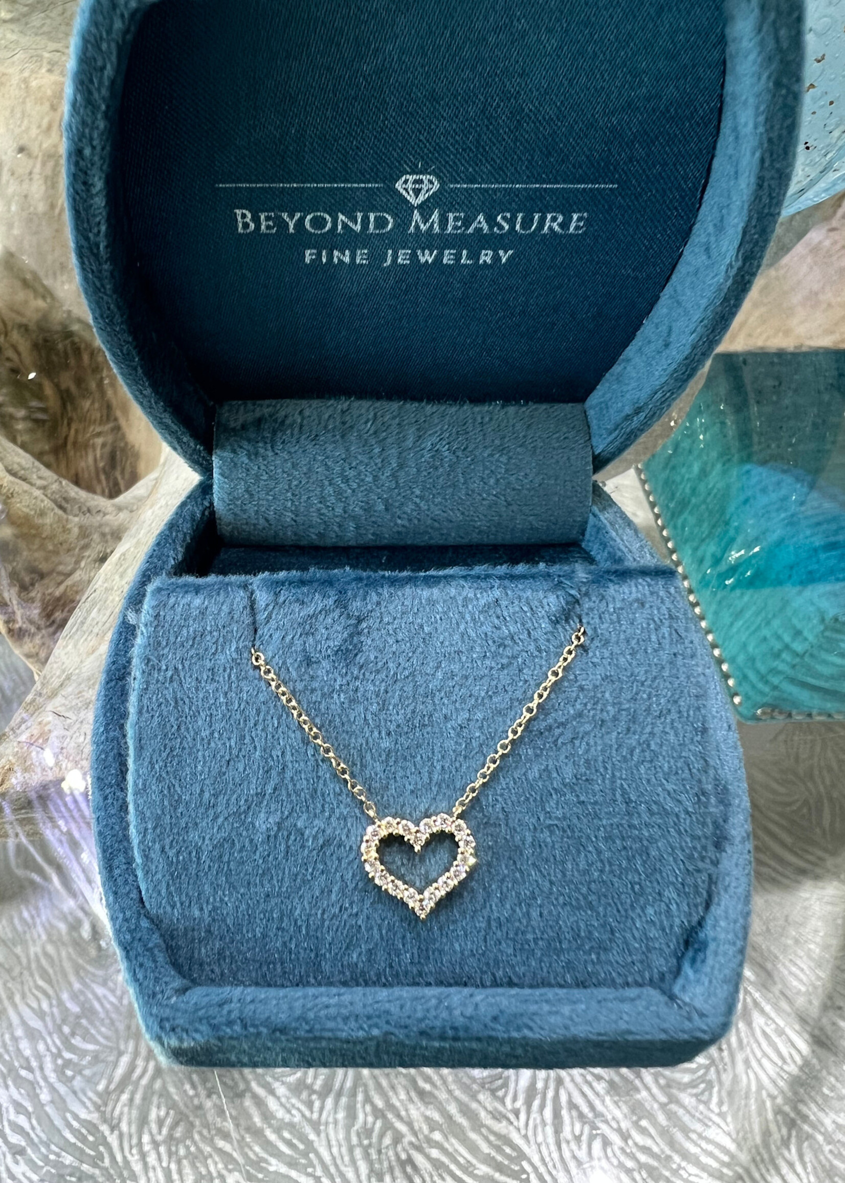 14kY .25ctw Diamond Heart with Natural Diamonds by Roman + Jules