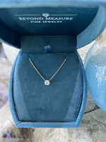 14kY .70ct H,VVS2 Natural Diamond Solitaire Necklace.