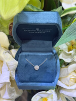 14kW 1.09ct LabGrown Diamond Floating Necklace