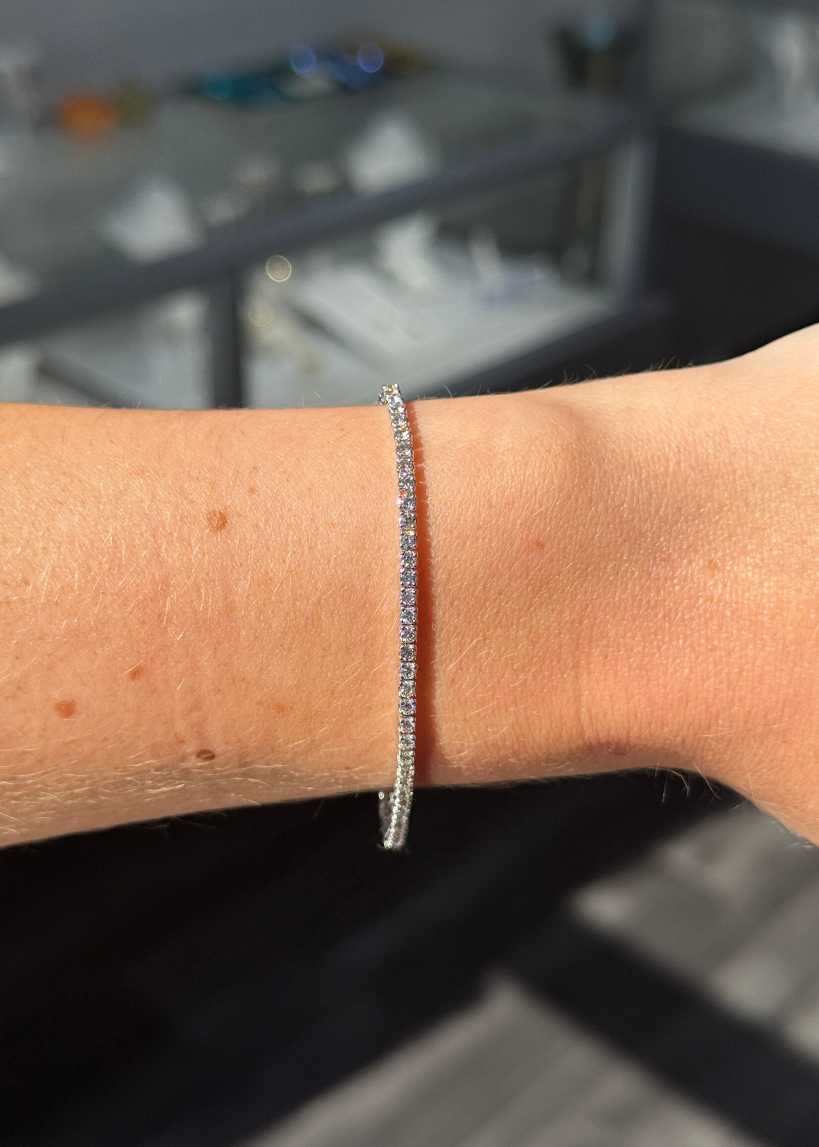 14kW 2ctw Natural Diamond Tennis Bracelet (G/SI1)