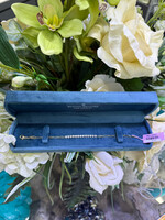 14kY + W 1.04ctw Tennis + Paperclip style Bracelet