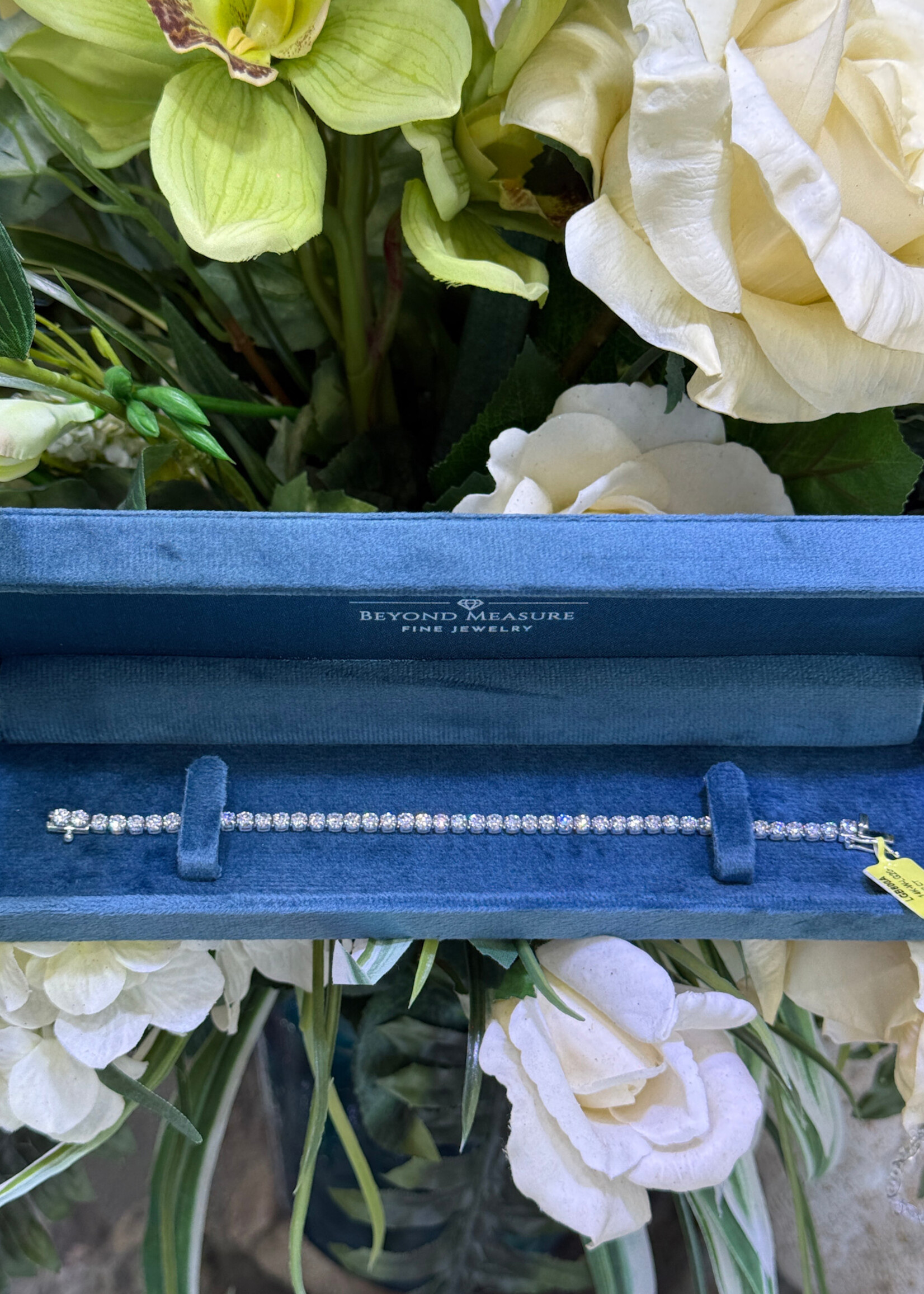 14kW 8ctw LabGrown Diamond Tennis Bracelet