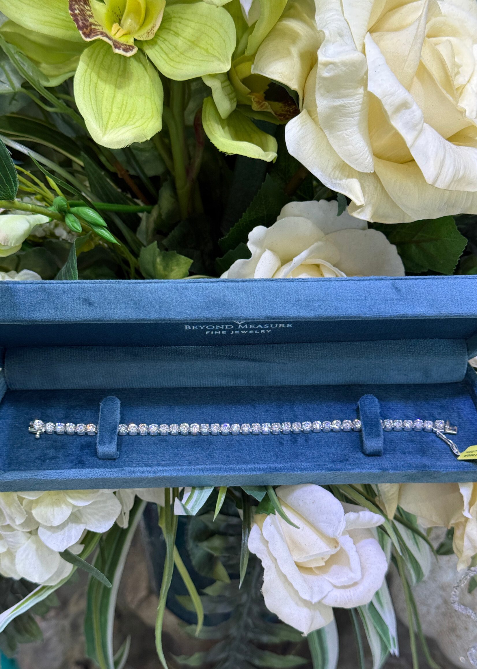 14kW 10.5ctw LabGrown Diamond Tennis Bracelet