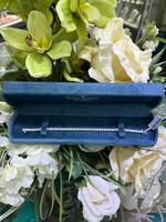 14kW 7.25ctw Natural Diamond Tennis Bracelet GH/VS-SI1