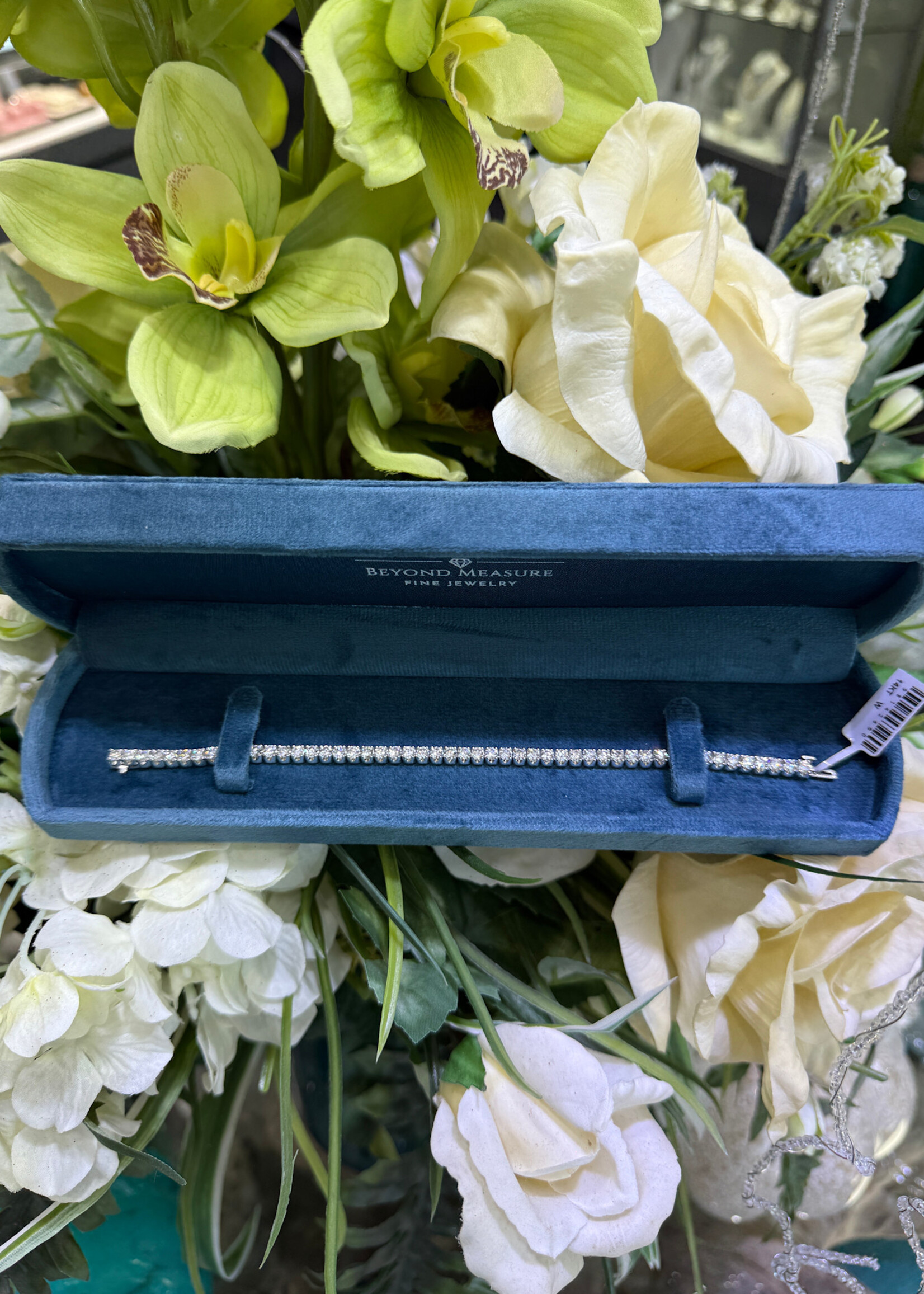 14kW 7.25ctw Natural Diamond Tennis Bracelet GH/VS-SI1