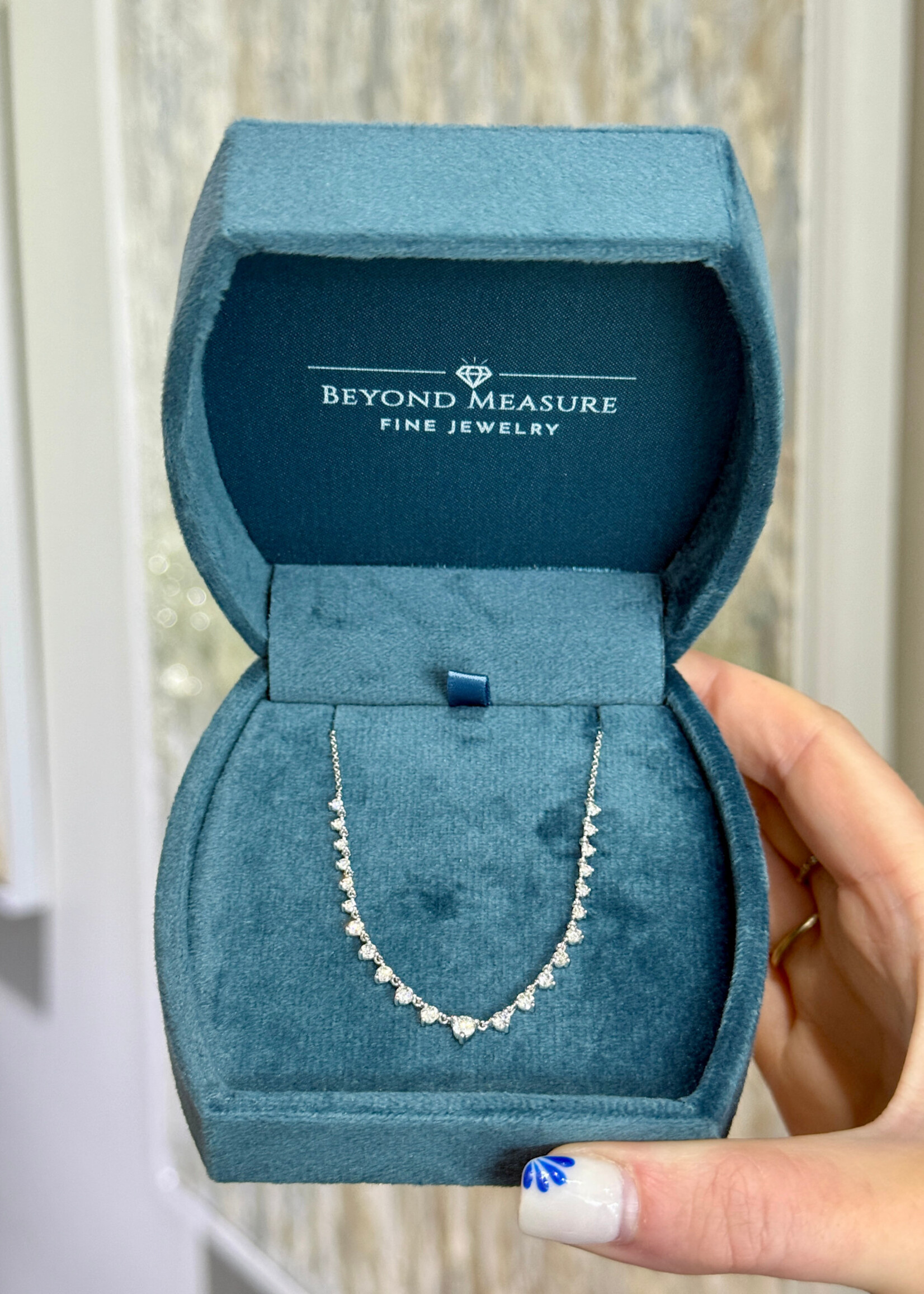 14kW 1ctw Natural Diamond Necklace