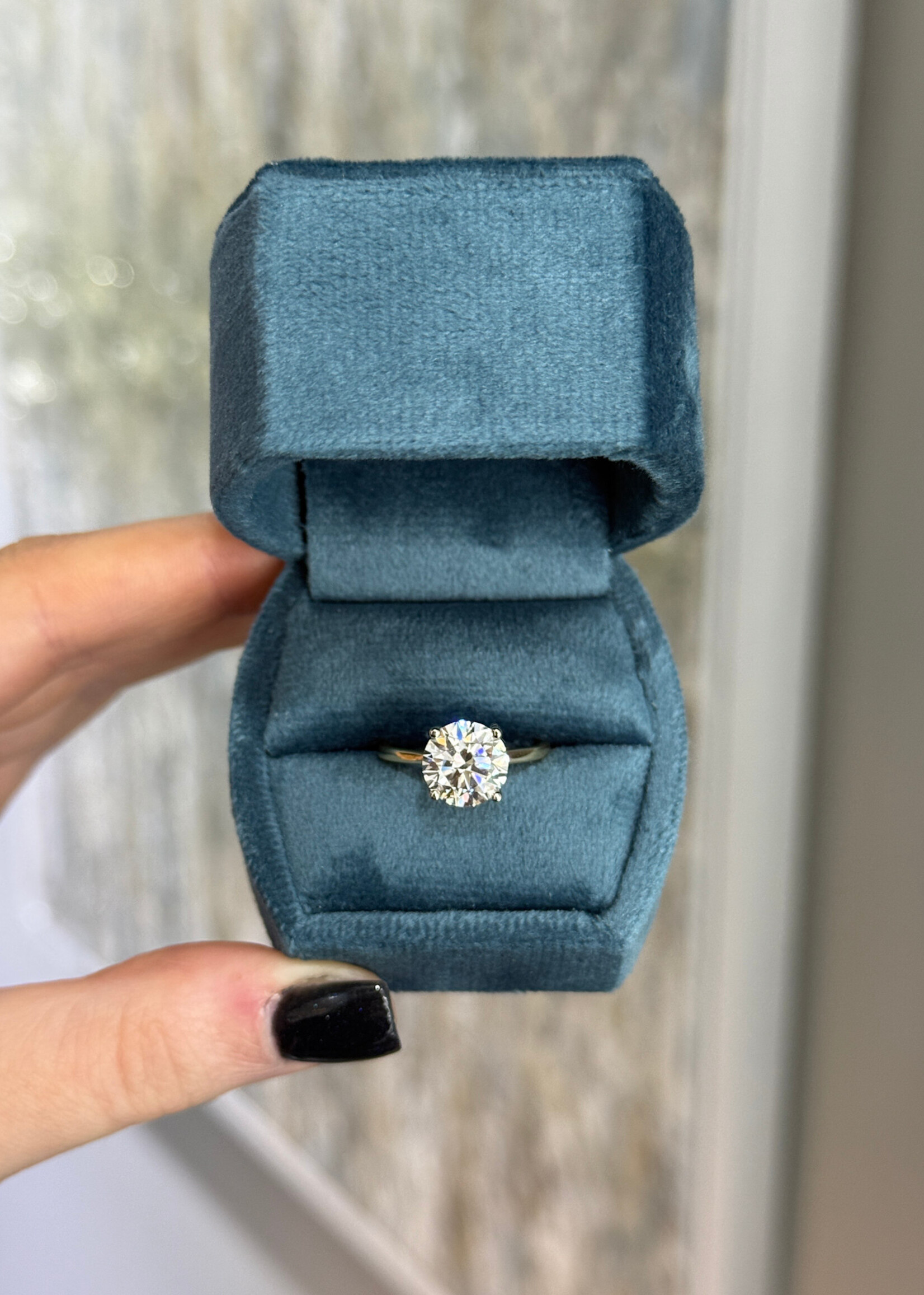 14kY+W 3.02LabGrown Diamond E,VS2 LG691557613 with Hidden Halo