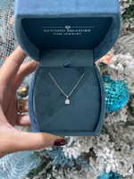 14kW .50ctw LabGrown Diamond Solitaire Pendant with adjustable chain 16"-18"