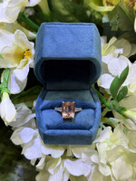 14kW 4.86ct Morganite + 1.40ctw Diamonds