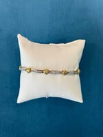 Classic, Vintage Bracelet. 14k white and yellow gold bracelet with approximately .50carats of diamonds.