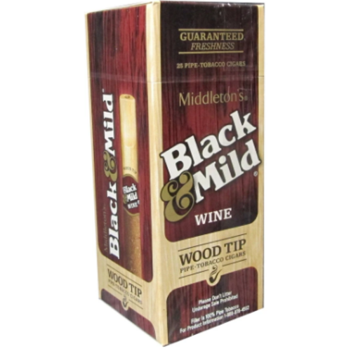Black & Mild Black & Mild - Wine Wood Tip Single Black & Mild Black & Mild - Wine Wood Tip Single