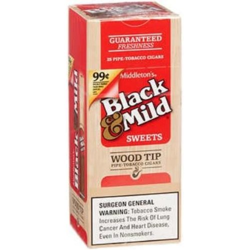 Black & Mild Black & Mild - Sweets Wood Tip Black & Mild Black & Mild - Sweets Wood Tip