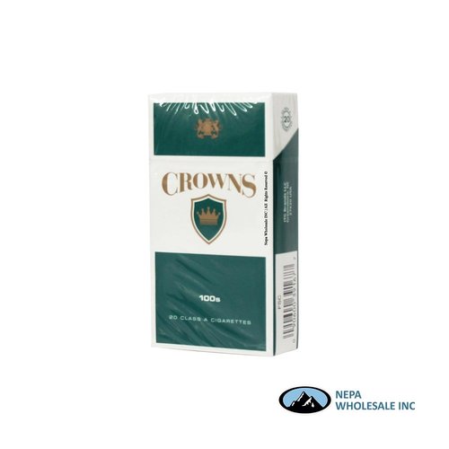 Crowns Crowns - 100 Menthol Dark Green Box Crowns Crowns - 100 Menthol Dark Green Box