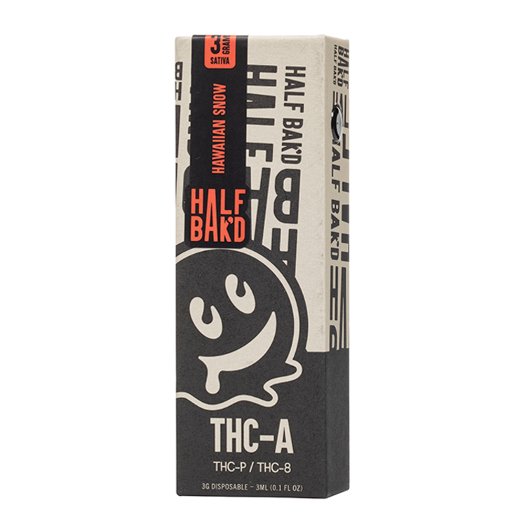 Half Bak'd Half Bak'd - THCA 3 Gram Disposable