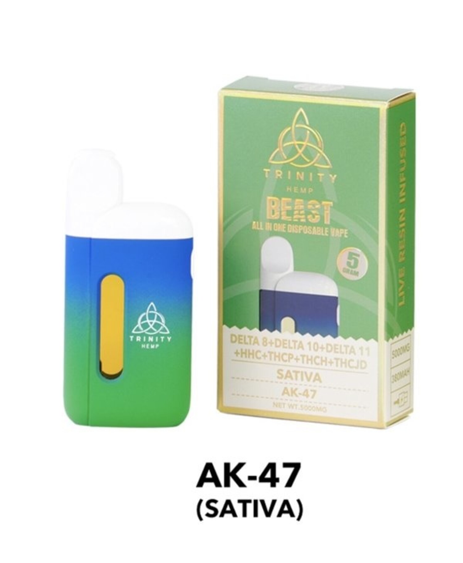 Trinity Hemp - Beast 5G Disposable