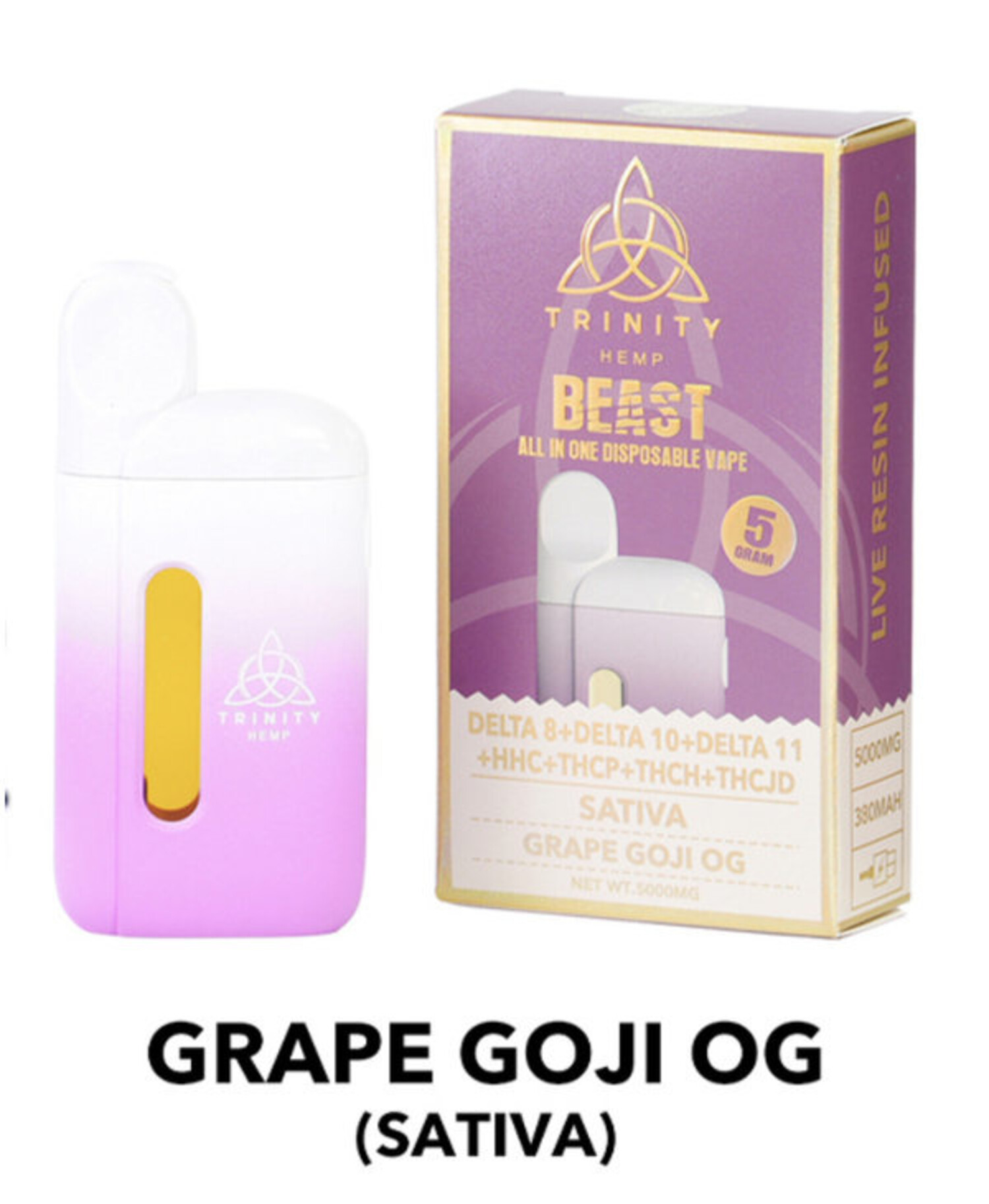 trinity hemp disposable vape Trinity Hemp - Beast 5G Disposable