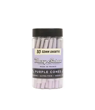 Blazy Susan Blazy Susan - 53mm Shorty Pre Rolled Cones | Purple