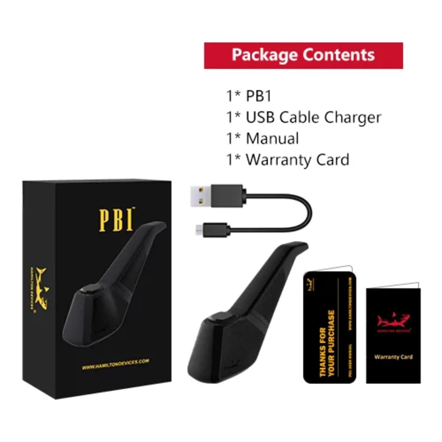 Hamilton Devices - PB1 Pipe Vape Battery - IVY Smoker's Boutique