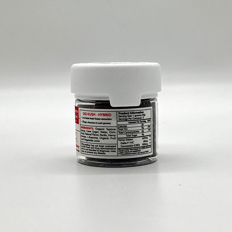 Bliss Bliss - Live Resin 20mg THC : 500mg CBD  Gummies