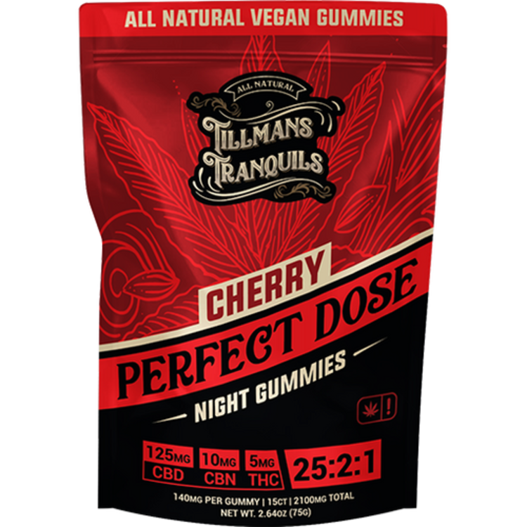 Tillmans Tranquils Tillmans Tranquils - Perfect Dose 25:1 Gummies 15ct